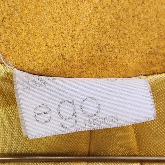 Vintage ego Fashions Frog Button Jacket Mustard Yellow Size Small - Picture 5 of 12